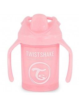 Cana mica Twistshake roz cu...